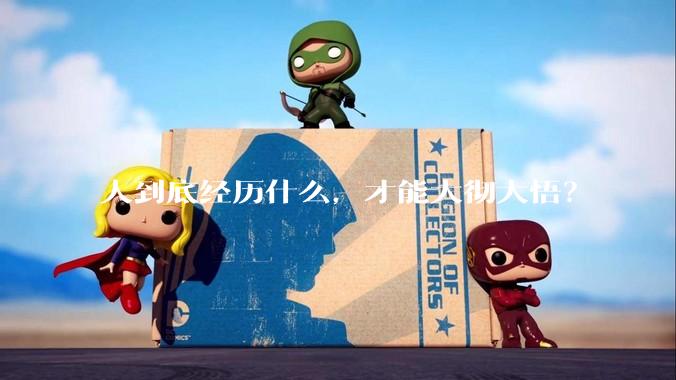 人到底经历什么，才能大彻大悟？